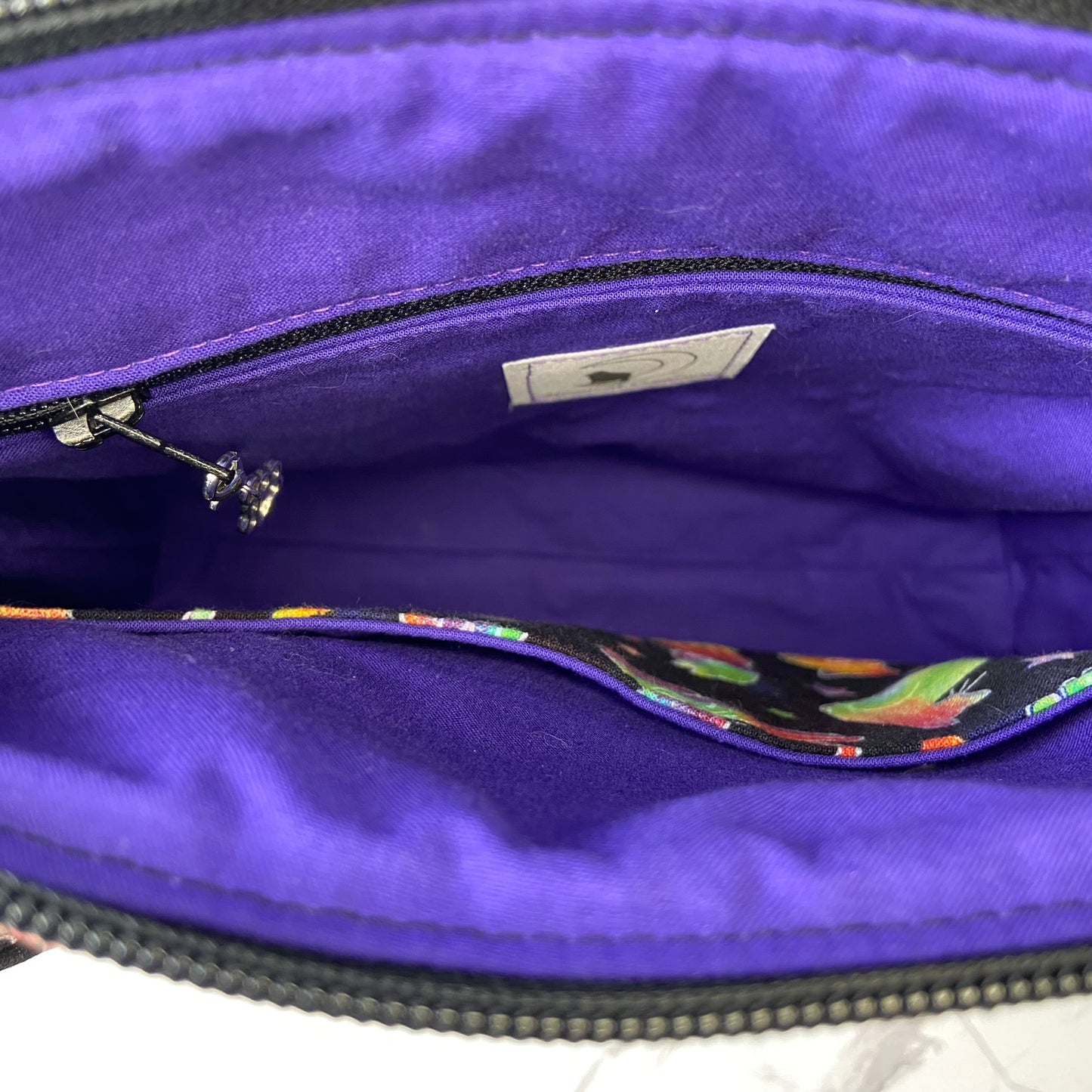Cosmic Cats Black Crossbody Purse