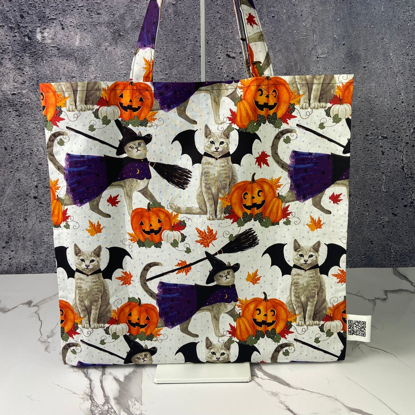 Halloween Cats in Costume Folding Bag