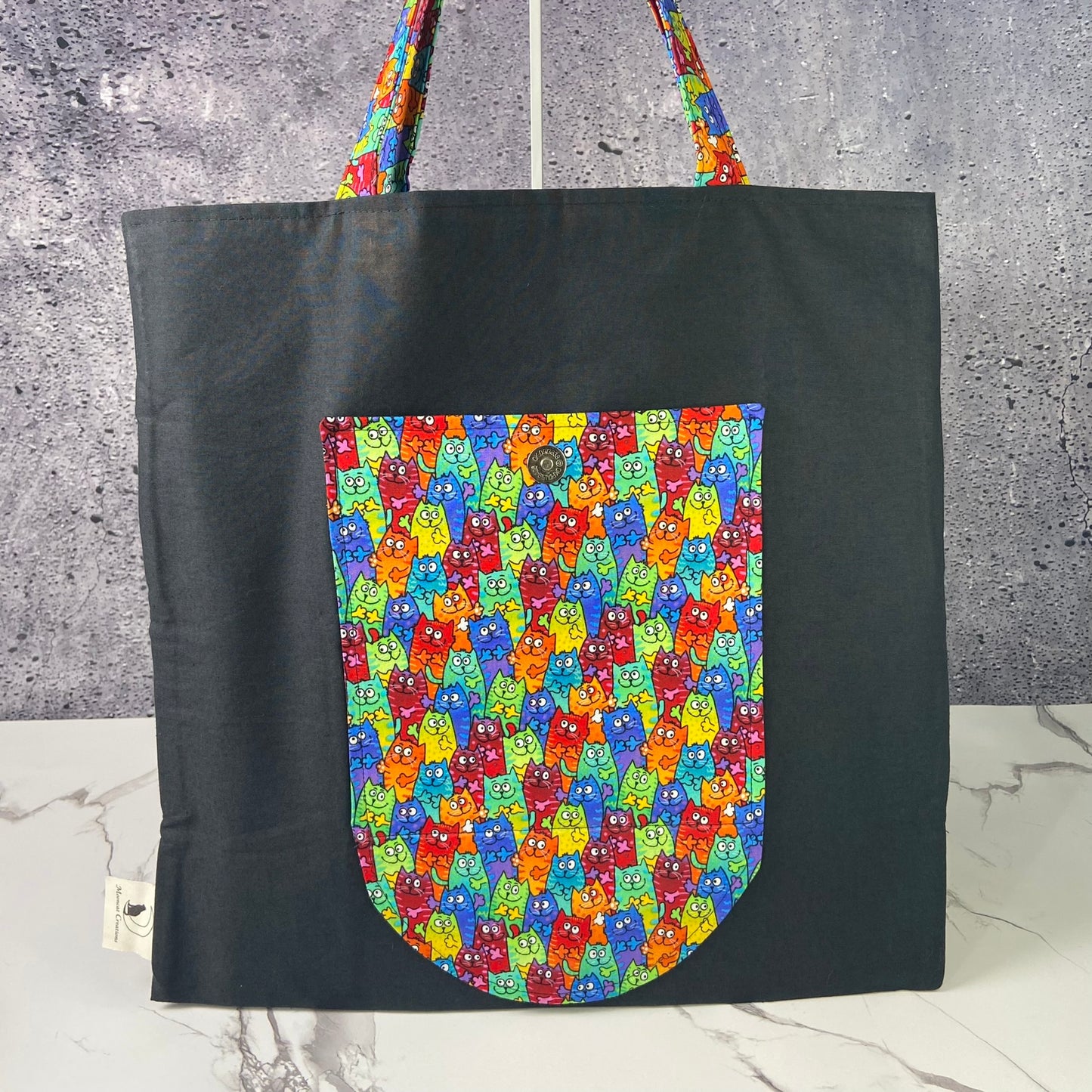 Smiling Cat Folding Bag