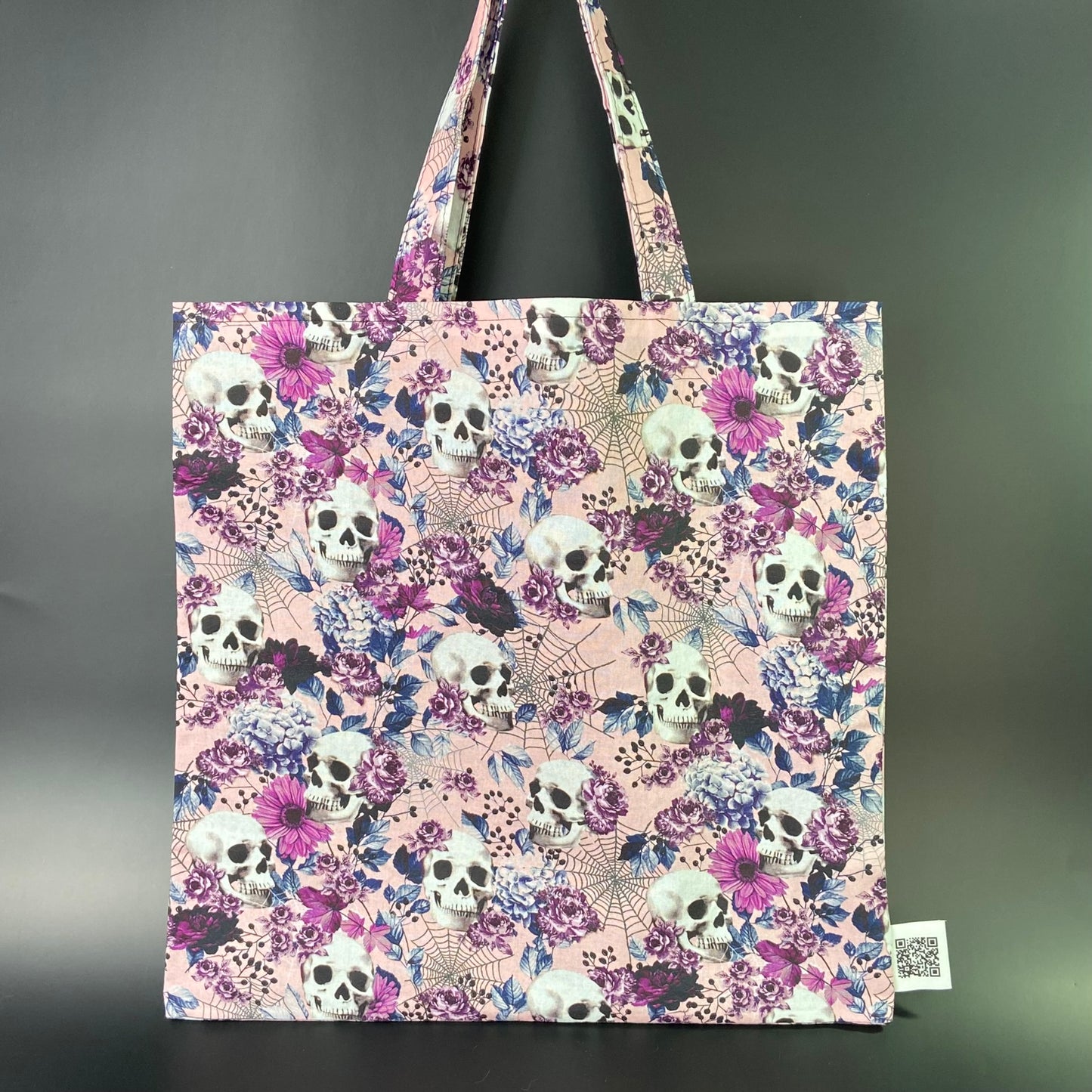 Spring Skulls Folding Tote Bag