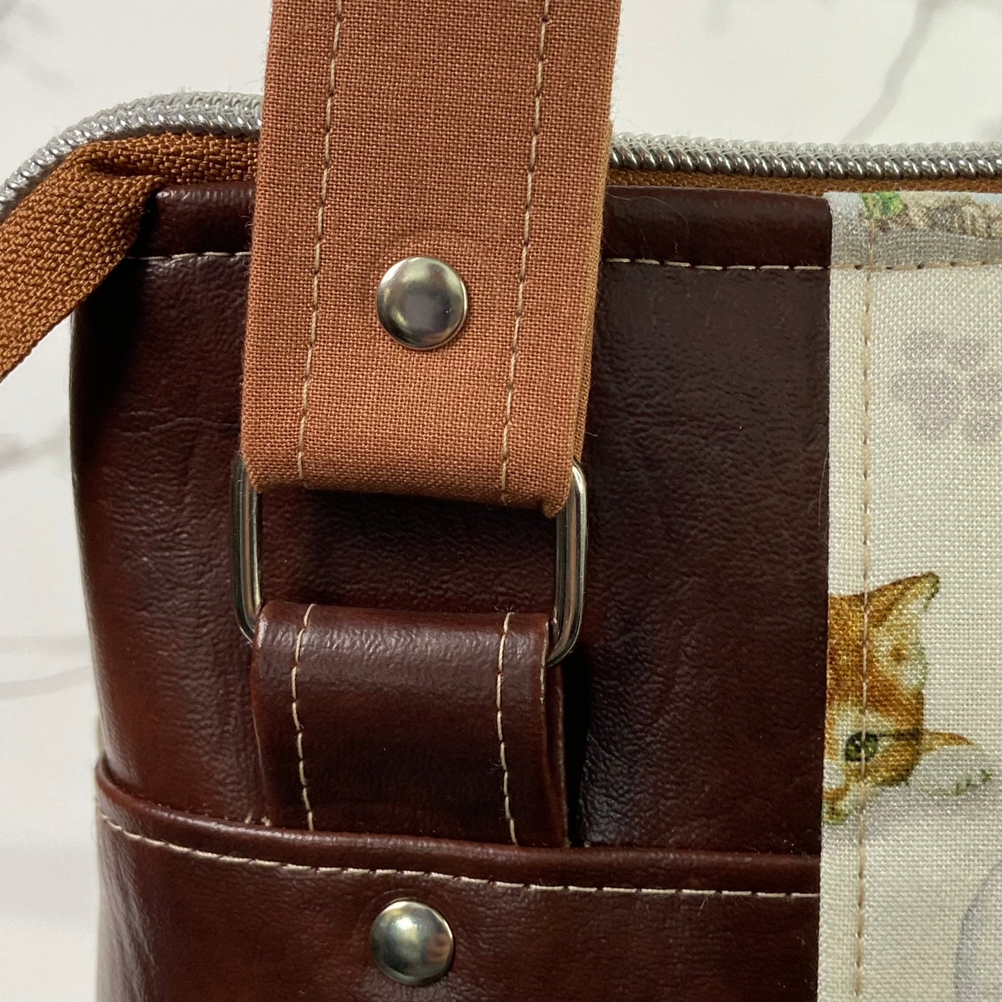 Feline Fisherman Crossbody Purse