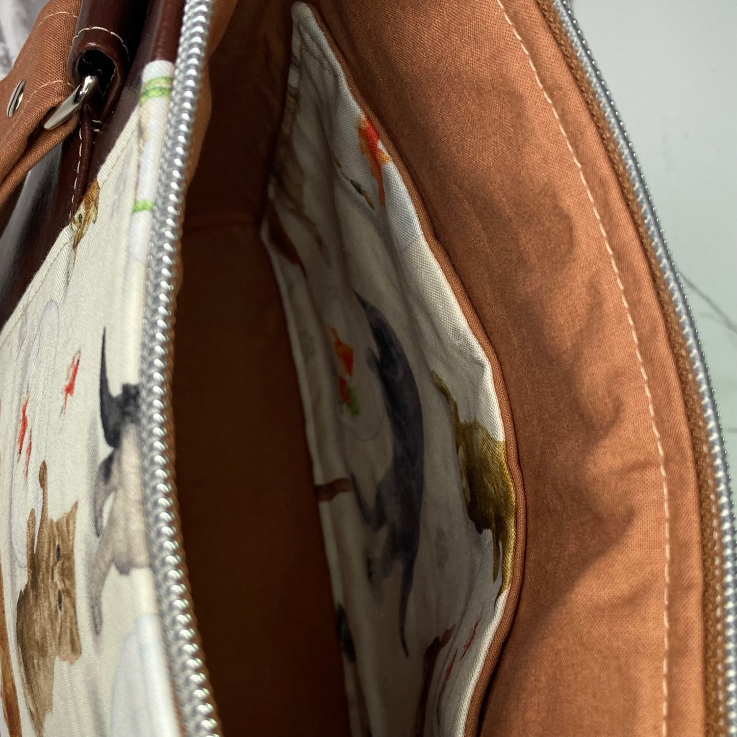Feline Fisherman Crossbody Purse