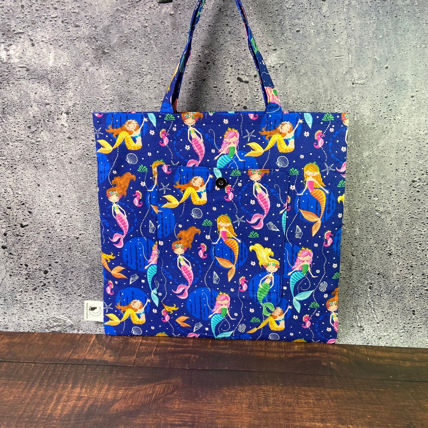 Mermaids folding bag