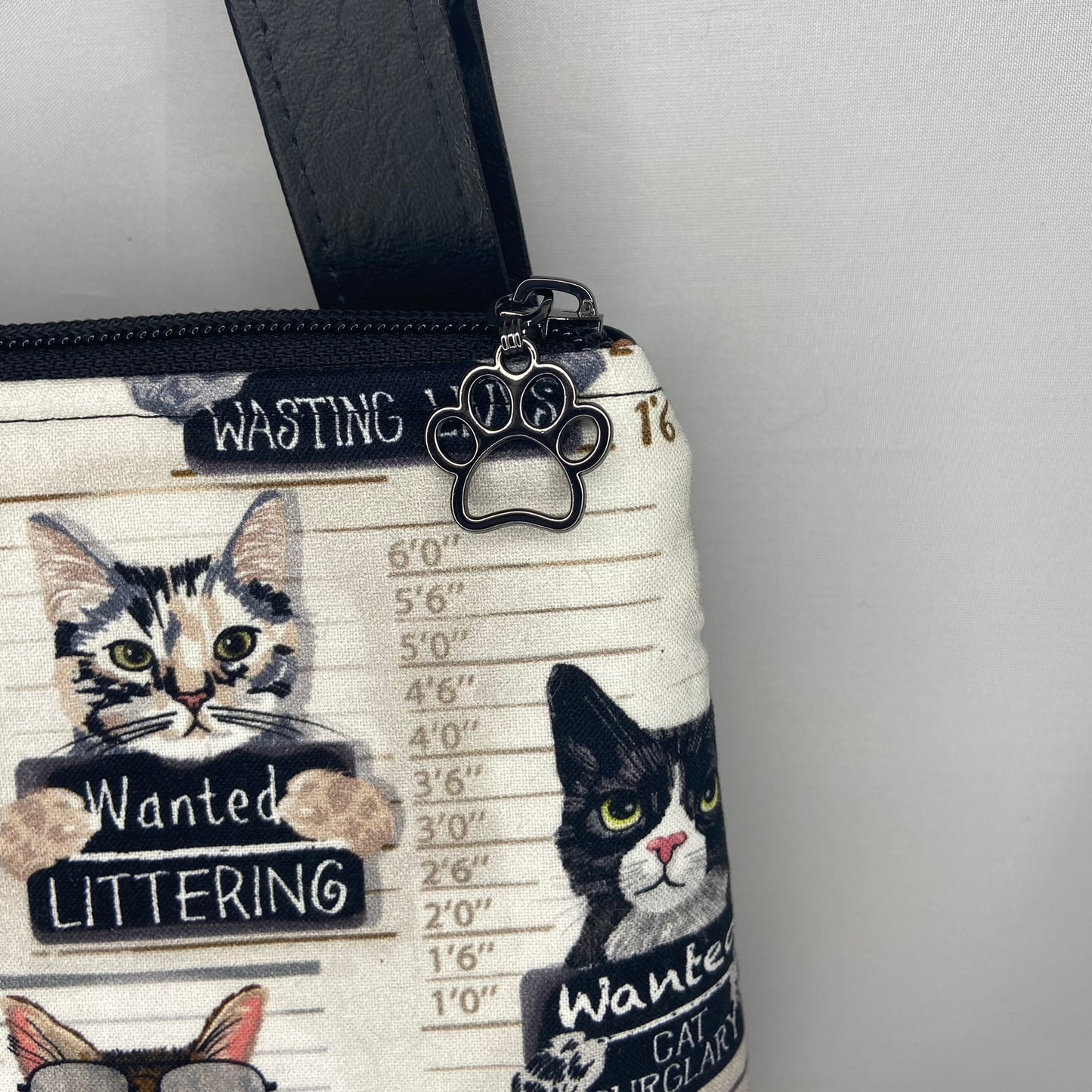 Jailbird Cats Crossbody Purse