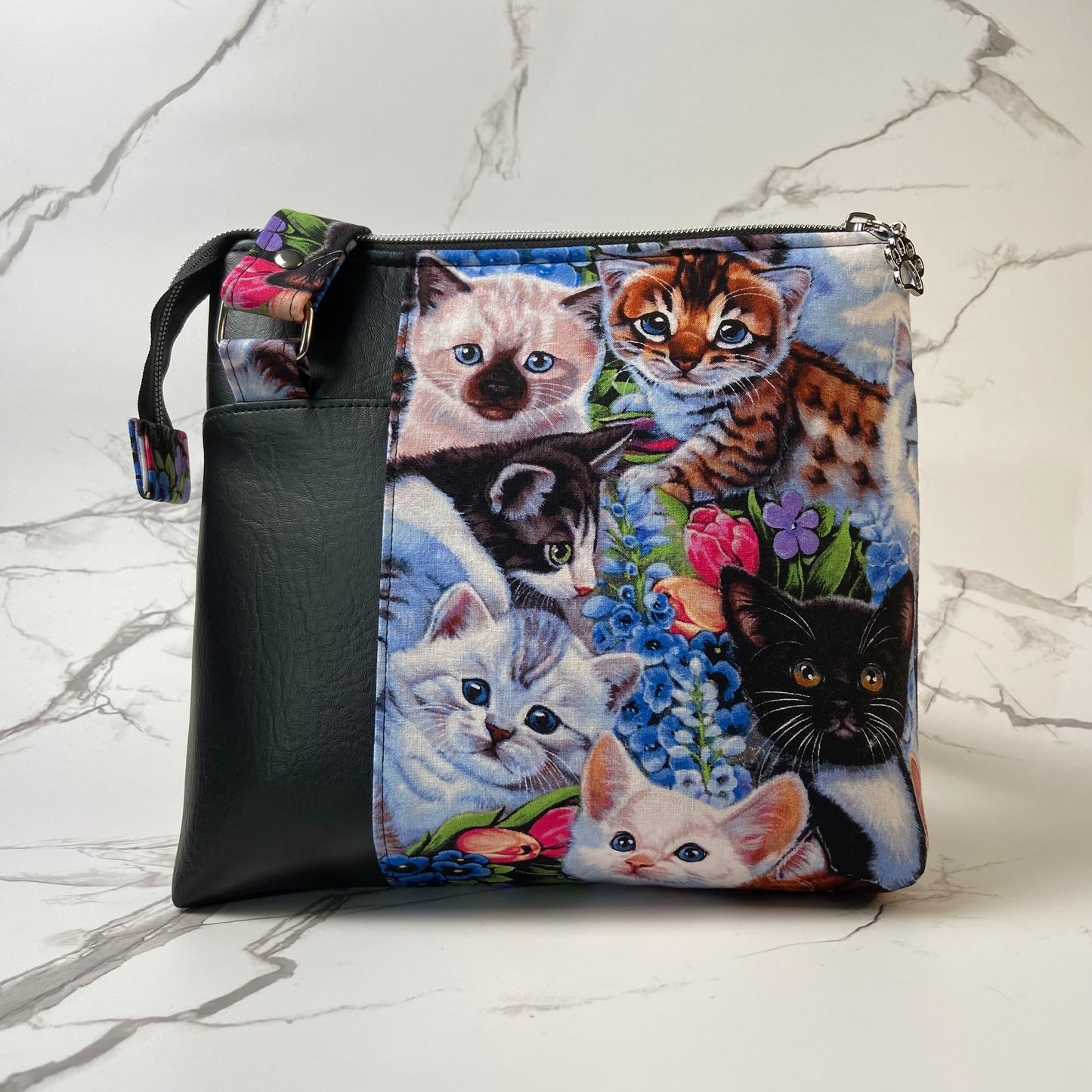 Spring Cats Crossbody Purse