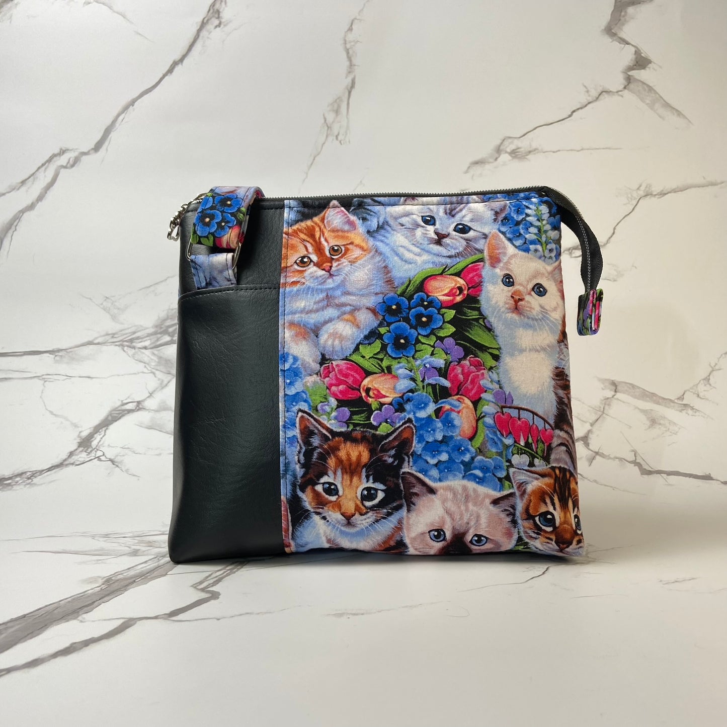 Spring Cats Crossbody Purse