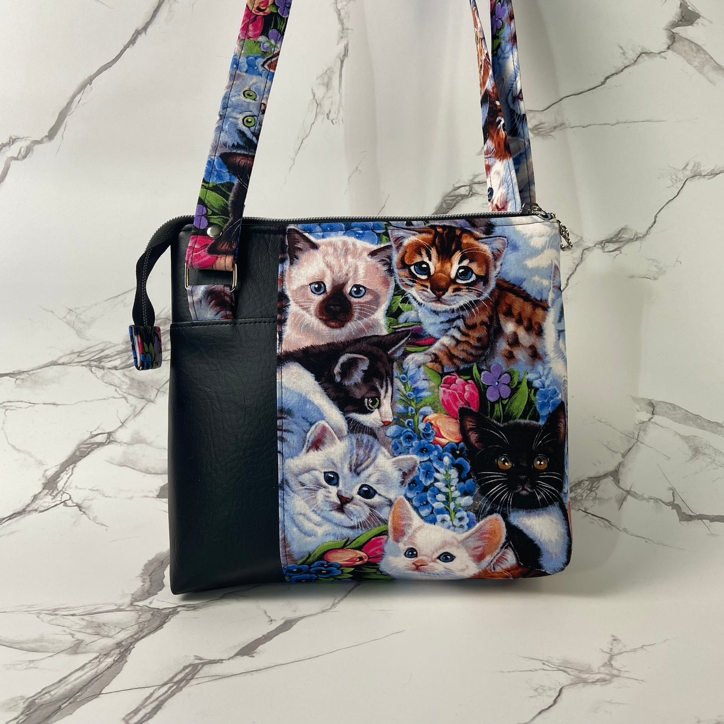 Spring Cats Crossbody Purse