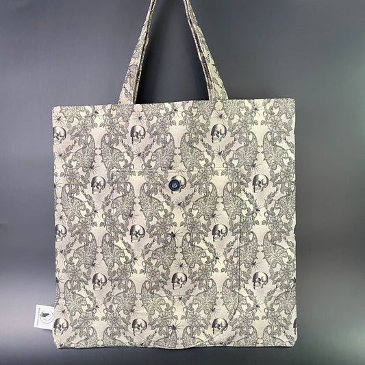 Skulls & Lace Folding Tote Bag